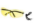 Safety Glasses, Anti-Scratch, Yellow